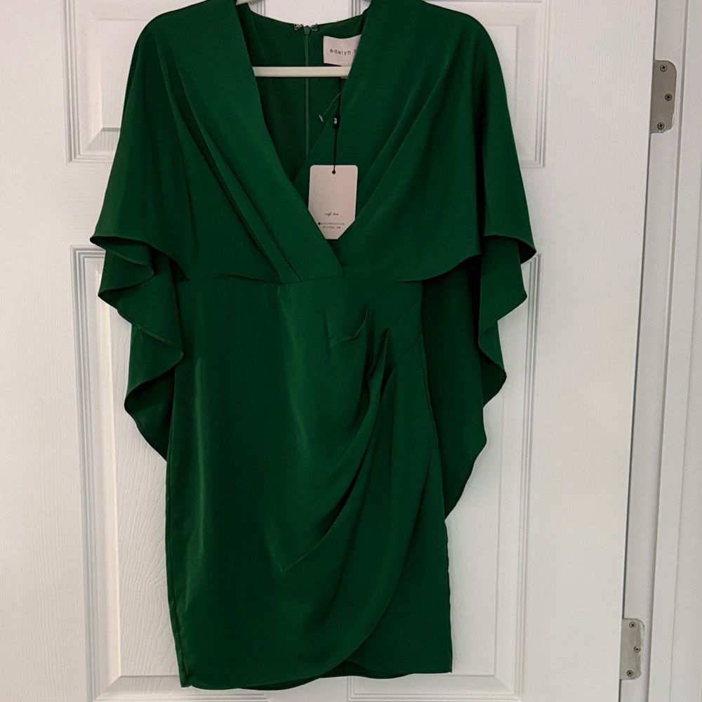 Adelyn Rae Green Midi Dress
